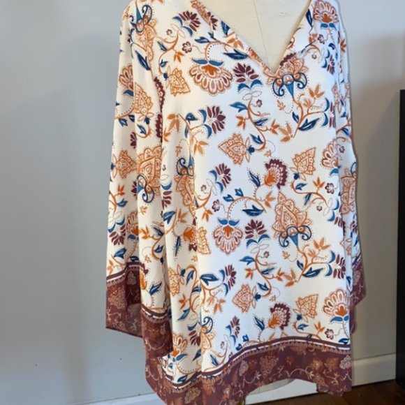 Violet & Claire Boho tunic top sx 1X - Picture 7 of 12